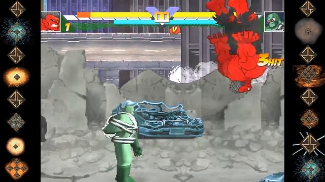 Red Hulk (Marvel Comics) vs Doomsday (DC Comics) - Ultimate Mugen Fight 2016 смотреть онлайн