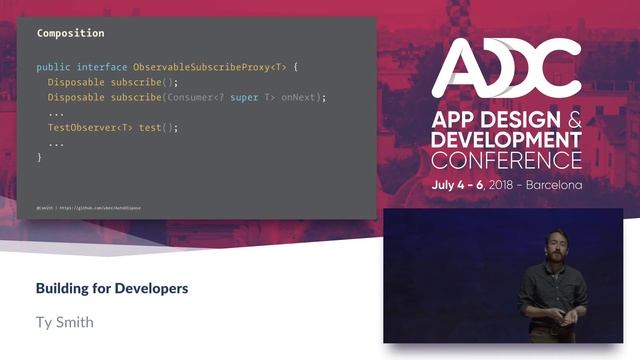 ADDC 2018 - Ty Smith: Building for Developers смотреть онлайн