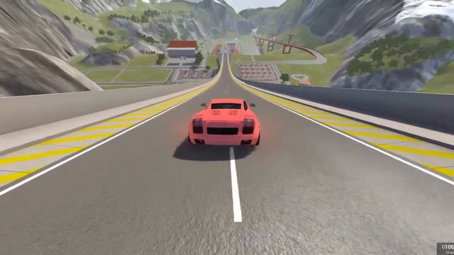 Машинки прыгают с трамплина. Мультфильм. смотреть онлайн