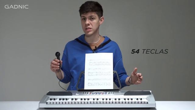 Órgano Eléctrico Gadnic T01 54 Teclas 100 Ritmos 8 Percusiones 4 1/2 Octavas смотреть онлайн