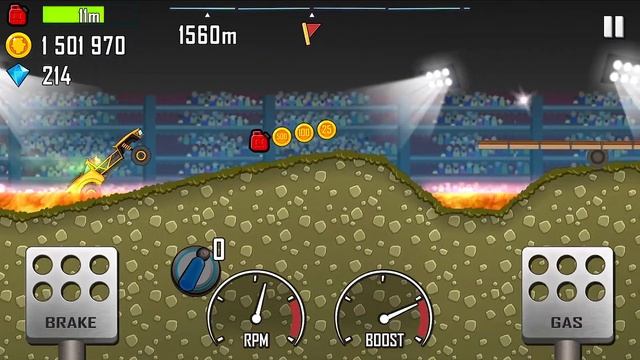 Hill Climb Racing - Gameplay Walkthrough Part 59 - Trophy Truck Max Upgraded (iOS, Android) смотреть онлайн