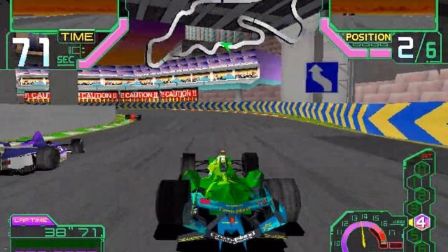 Ace Driver Victory Lap - Namco System 22 - Green 12 - Capital City Circuit - 15 laps - Full Race смотреть онлайн