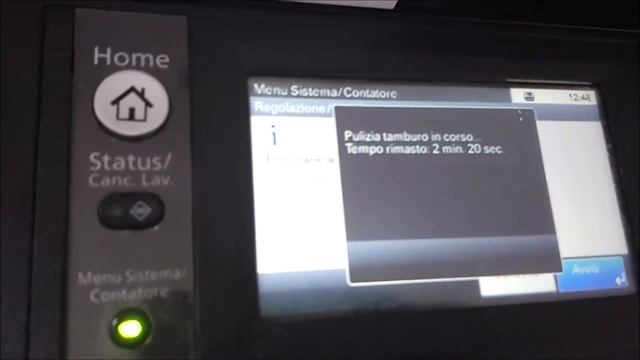 Stampa a righe stampante laser a colori Kyocera ECOSYS M5526cdw soluzione смотреть онлайн