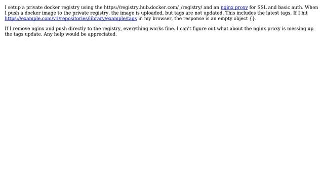 DevOps & SysAdmins: Docker Push Broken with Nginx Proxy on Private Registry смотреть онлайн