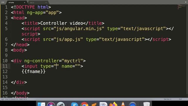 Angularjs controllar and $scope:$rootscope variable | AngularJs tutorials in hindi смотреть онлайн