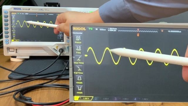 แนะนำการใช้งาน Digital Oscilloscope RIGOL DS1054Z ร่วมกับ Generator DG1022 เบื่องต้น ตอนที่ 4 смотреть онлайн