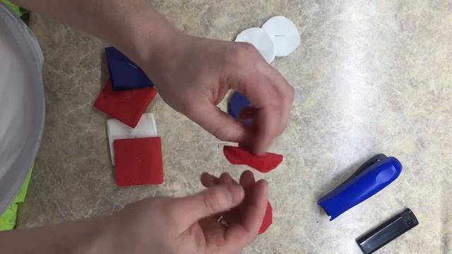 Как из салфеток сделать цветы, #объемная цифра смотреть онлайн