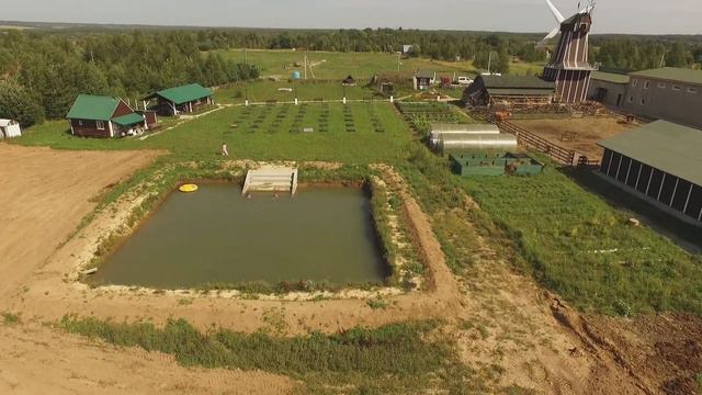 Экоферма INSIGHT с высоты птичьего полёта смотреть онлайн