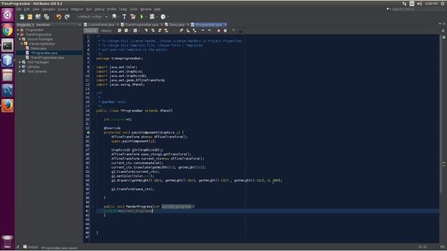 Circular Progress bar with Transparent Center using Java смотреть онлайн