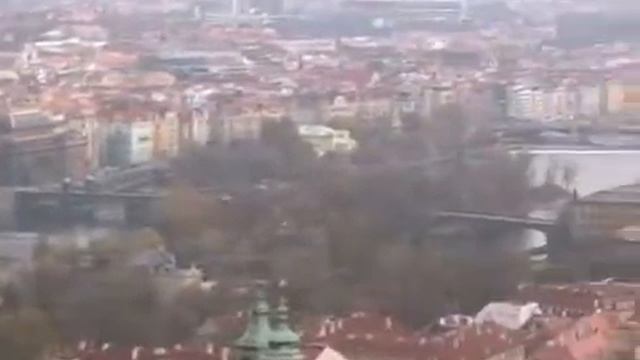 Вид с собора святого Вита Прага Saint Vitus's Cathedral смотреть онлайн