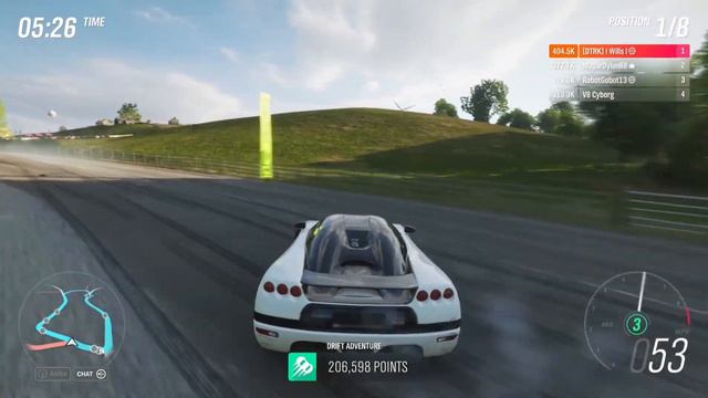 Koenigsegg CC8S | FH4 | Moorhead | Drift Adventure | 525.3K смотреть онлайн