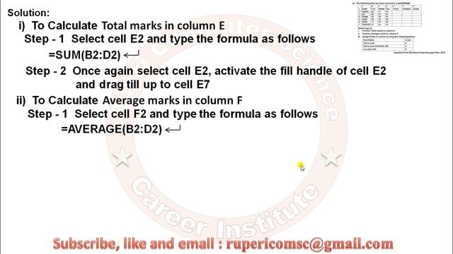 Calculate Total, Average and Grade Solution смотреть онлайн