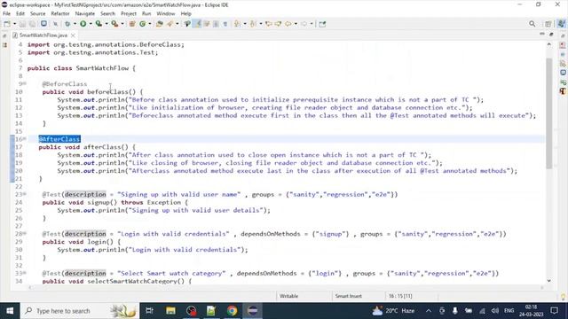 TestNG #8 Pre and post condition annotation @BeforeClass @AfterClass @BeforeMethod and @AfterMethod смотреть онлайн
