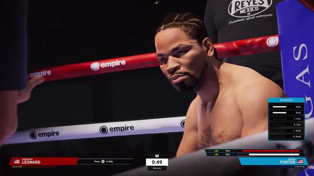 Undisputed(онлайн бой)LEONARD vs PORTER смотреть онлайн