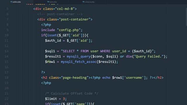 PHP News Project - Author Page Tutorial in Hindi / Urdu смотреть онлайн