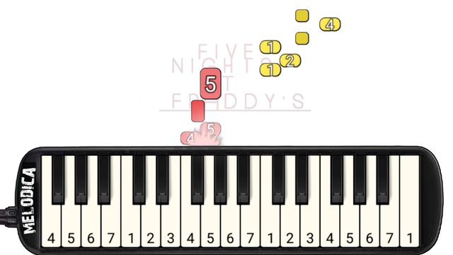 FNAF4 Song - Never Be Alone (Shadrow) Melodica Tutorial + Sheet Music смотреть онлайн