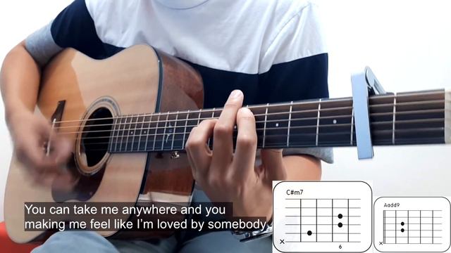 Ed Sheeran - I don't care guitar cover with Lyrics and Chords (기타커버) смотреть онлайн