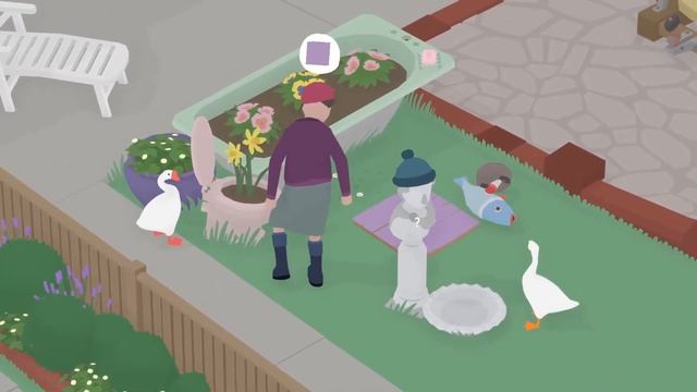 Untitled Goose Game | Одеть бюст одеждой с других огородов смотреть онлайн