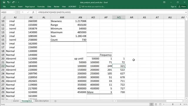 1.3 The function FREQUENCY (used directly and with Ctrl+Shift+Enter) смотреть онлайн