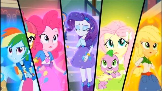 Daydream Shimmer Vs. Midnight Sparkle|| MLP: EG- Friendship Games