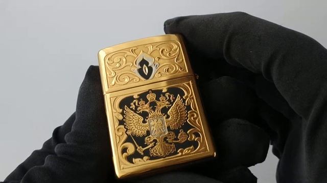 Бензиновая зажигалка Zippo "Герб РФ" z568 смотреть онлайн