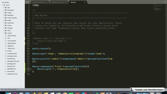 #52 Make E-com Website in Laravel 7 | Merge E-com HTML Template (I) | Copy HTML / Images / JS / CSS смотреть онлайн