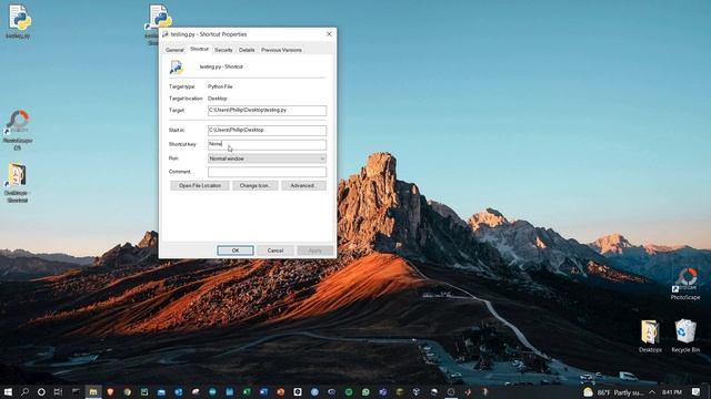 How to Run a Python File with a Hotkey Key Combination | Python Tutorial смотреть онлайн