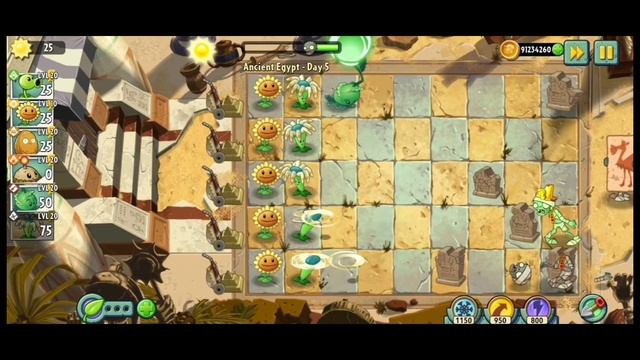 ПУТЬ ДОНАТЕРА. Растения против зомби 2 (Plants Vs Zombies 2), Древний Египет (день 5) Egypt (Day 5)