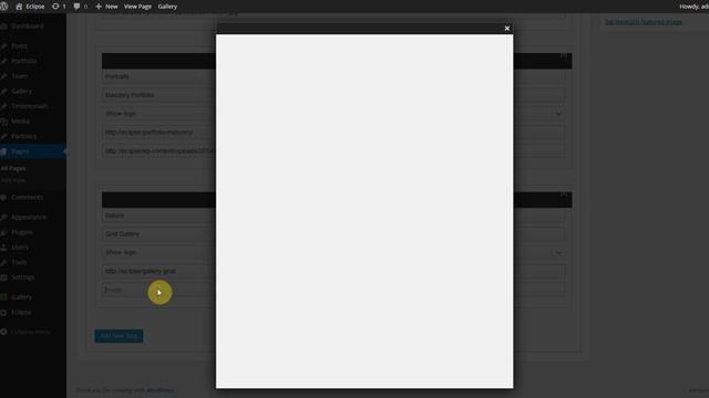 eClipse Photo Portfolio WordPress Theme - Creating Striped Page смотреть онлайн