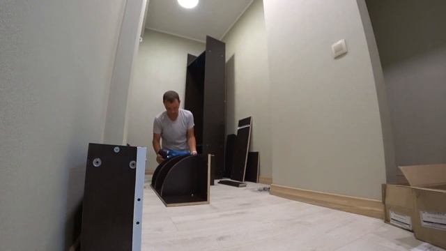Сборка прихожей София + вешалка. смотреть онлайн