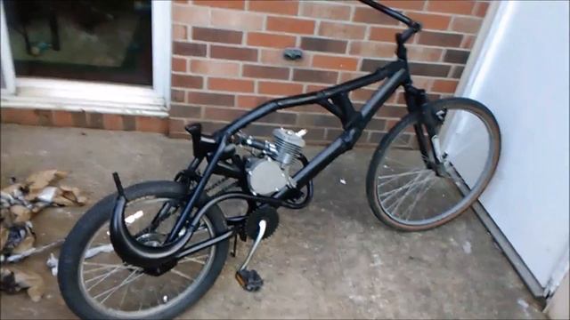 ZEDA 80CC MONGOOCIFIC RAT CHOPPER BICYCLE BUILD GETS PAINT ! смотреть онлайн