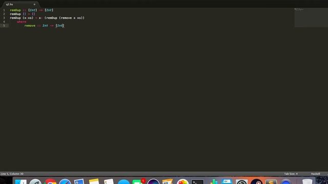 Haskell Program to Remove duplicates from a list of Integers | NPTEL Assignment Solution смотреть онлайн