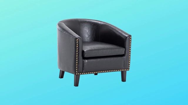 BELLEZE Modern Tub Barrel Accent Chair