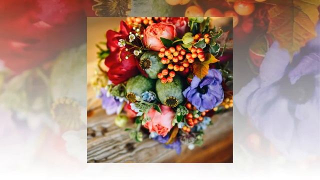 Яркие осенние букеты смотреть онлайн