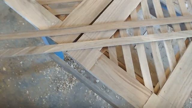 Как сделать кухонный фасад-решетку для сушки (изготовление решетки). смотреть онлайн