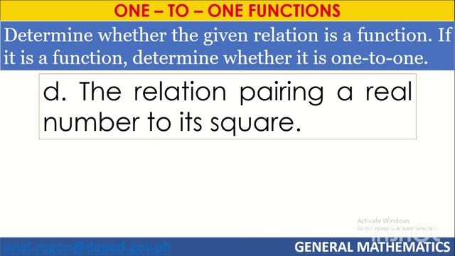 ONE-TO-ONE FUNCTIONS || GRADE 11 GENERAL MATHEMATICS Q1 смотреть онлайн