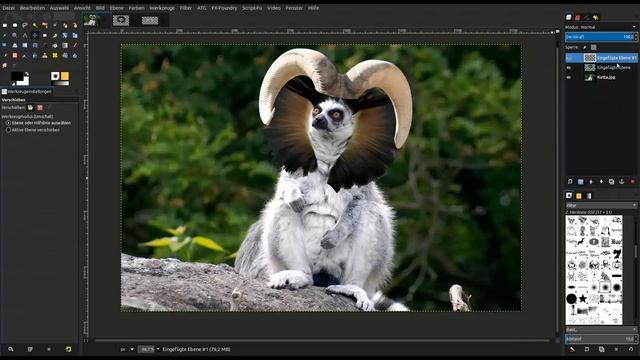 Gimp 2.8 Tutorial (deutsch) Der Katta-Kragenwidder смотреть онлайн