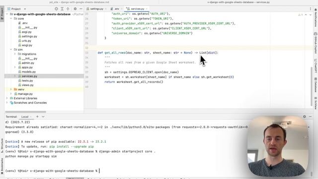 Add Google Sheets as your Django database in 4 mins ? смотреть онлайн