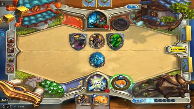 Hearthstone: Heroes Of Warcraft Beta - Mage Deck Defeating Shaman - Practice Mode смотреть онлайн