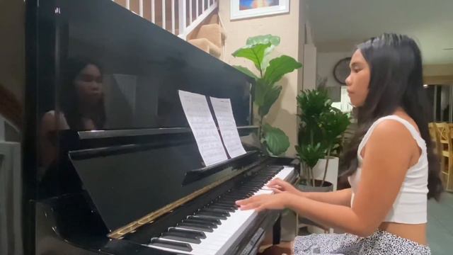 Moon river by Henry Mancini Piano cover| Charlize Faena смотреть онлайн