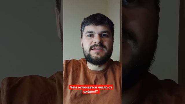 Чем отличается число от цифры!? математика для первого класса. репетитор по математике. #shorts смотреть онлайн