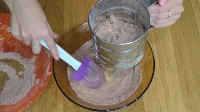 Домашнее шоколадное печенье. Нежное и рассыпчатое! Просто пальчики оближешь! смотреть онлайн