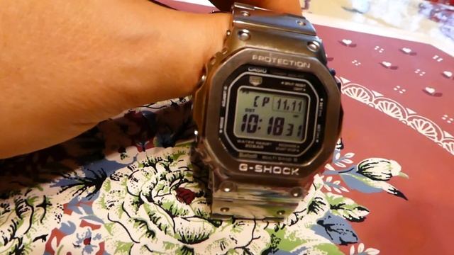 Casio G-Shock GMW-B5000D-1E - честный обзор и отзыв, плюсы и недостатки. Стальные Касио Джишок 5000 смотреть онлайн