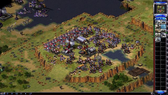 Red Alert 2 | Extra hard ai | France Cannon vs 7 random | king the hill смотреть онлайн