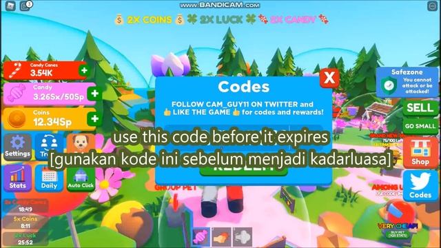 ALL CODES WORK [XMAS] Candy Eating Simulator ROBLOX | December 13, 2021 смотреть онлайн