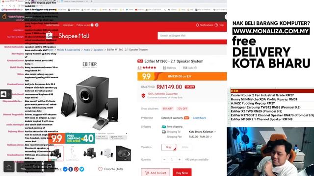 Promosi Shopee VS Lazada,JOM Cari Yang Mana Murah Dan Berbaloi! смотреть онлайн