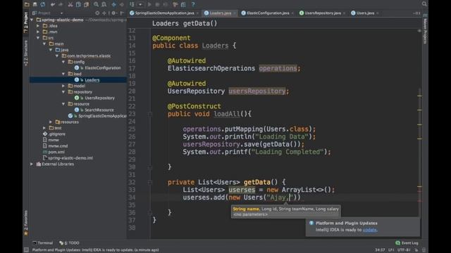 Spring Data Elastic Search Example #1 | Tech Primers смотреть онлайн