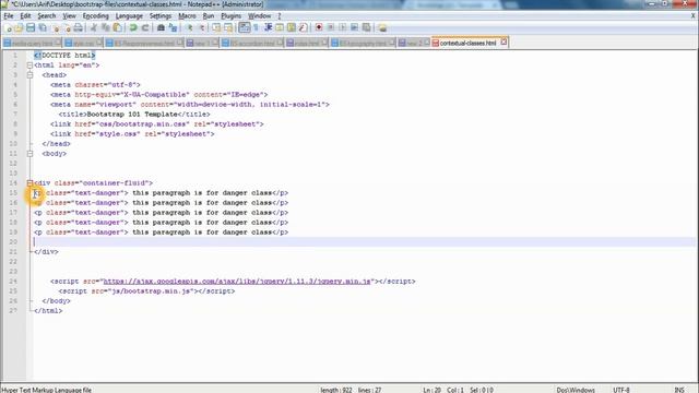 Learn Bootstrap in Hindi-24 Bootstrap Contextual Classes - I смотреть онлайн