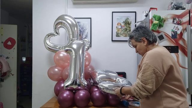 Композиция Из Шаров На ДЕНЬ РОЖДЕНИЯ с Цифрами. Что Подарить Девочке на 15 лет на День Рождения? смотреть онлайн