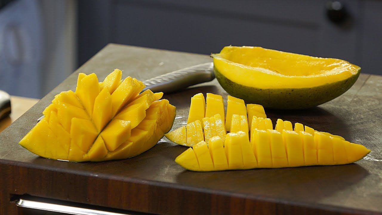 Как чистить и резать манго смотреть онлайн